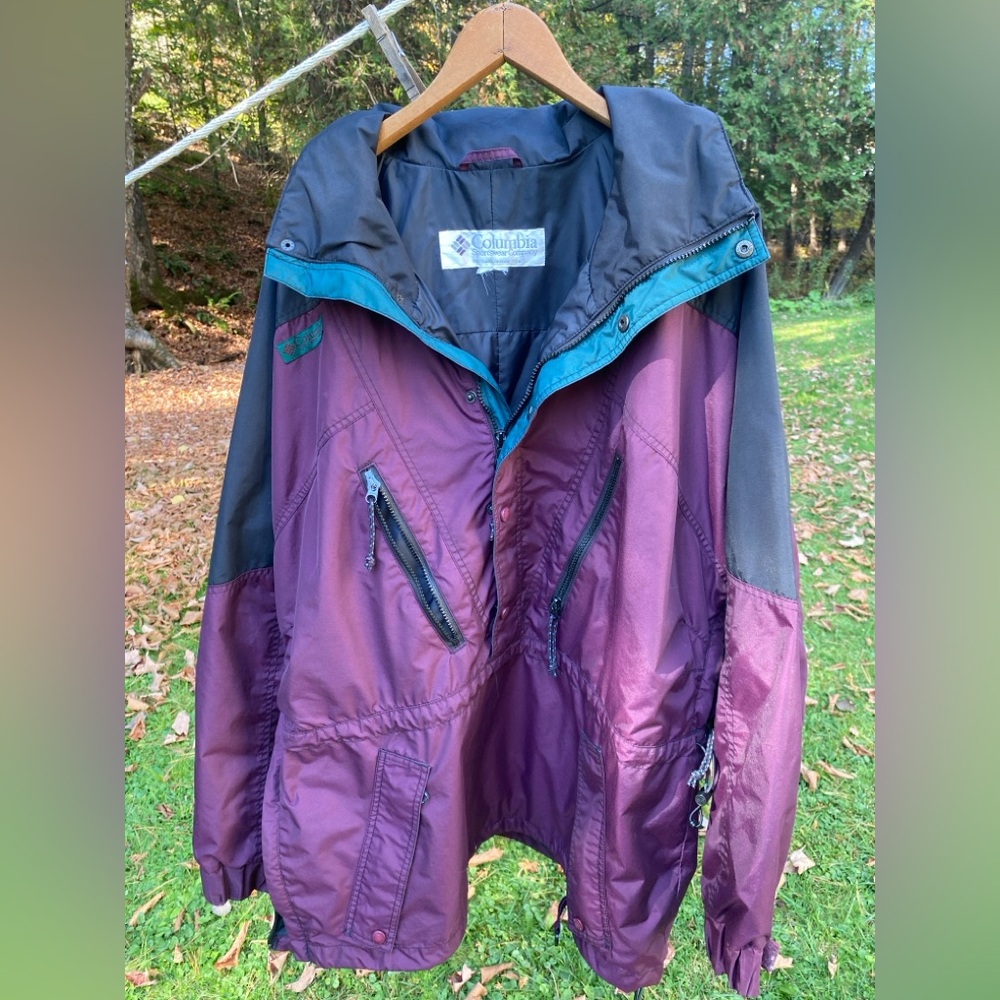 Vintage Columbia Women's Purple Anorak
